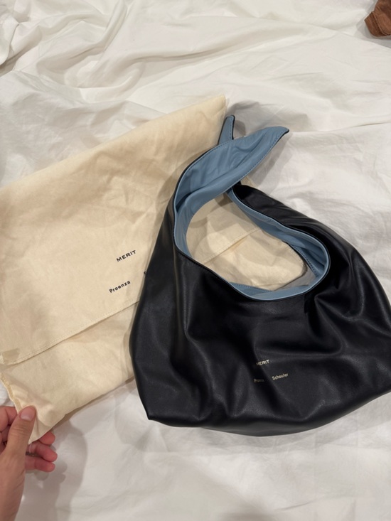 Proenza Schouler Black and Blue Hobo Bag - Picture 3 of 6